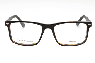 Police VPLF74 Eyeglasses Dark Tortoise / Clear Lens-AmbrogioShoes