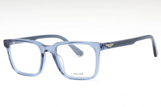 Police VPLF76 Eyeglasses Transparent Blue / Clear Lens-AmbrogioShoes