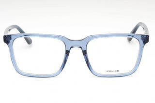 Police VPLF76 Eyeglasses Transparent Blue / Clear Lens-AmbrogioShoes