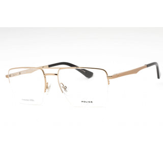 Police VPLG71 Eyeglasses Bronze Brown / Clear Lens-AmbrogioShoes