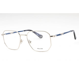 Police VPLL67 Eyeglasses Shiny Palladium / Clear Lens-AmbrogioShoes