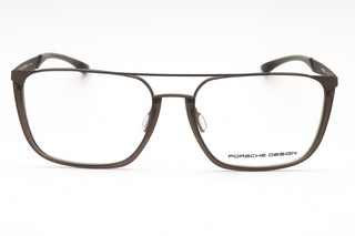 Porsche P8388 Eyeglasses grey metal grey/clear demo lens-AmbrogioShoes