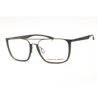 Porsche P8388 Eyeglasses grey metal grey/clear demo lens-AmbrogioShoes