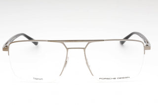 Porsche P8398 Eyeglasses Palladium Silver / Clear demo lens-AmbrogioShoes