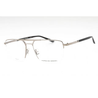 Porsche P8398 Eyeglasses Palladium Silver / Clear demo lens-AmbrogioShoes