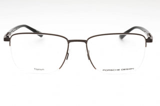 Porsche P8730 Eyeglasses Brown Black / Clear demo lens-AmbrogioShoes