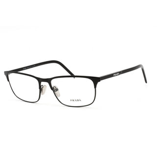 Prada 0PR 66YV Eyeglasses Black/Clear demo lens-AmbrogioShoes