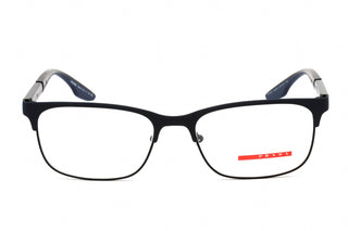 Prada Sport 0PS 52NV Eyeglasses Blue Rubber/Black Rubber/Clear demo lens-AmbrogioShoes