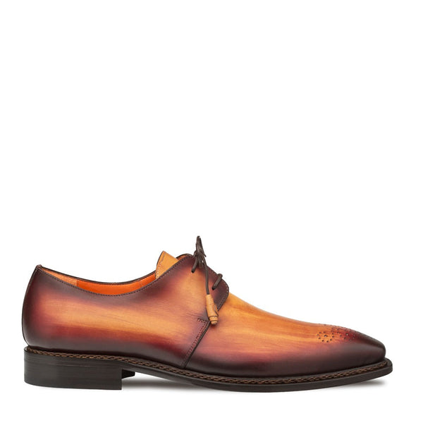 Principe 20842 Men's Shoes Tan & Rust Principe Patina Leather