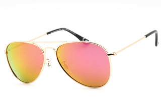 Prive Revaux The Commando Mini Sunglasses Champagne Gold/Pink Mirror-AmbrogioShoes