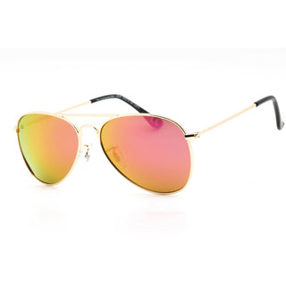 Prive Revaux The Commando Mini Sunglasses Champagne Gold/Pink Mirror-AmbrogioShoes