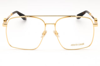 Roberto Cavalli VRC028 Eyeglasses Polished yellow gold/Clear demo lens-AmbrogioShoes