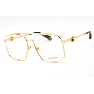 Roberto Cavalli VRC028 Eyeglasses Polished yellow gold/Clear demo lens-AmbrogioShoes