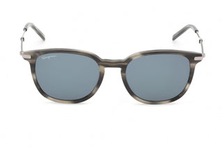 Salvatore Ferragamo SF1015S Sunglasses STRIPED GREY / Blue-AmbrogioShoes