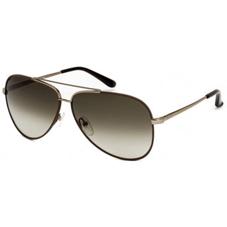 Salvatore Ferragamo SF131S Sunglasses Shiny Brown / Dark Brown-AmbrogioShoes