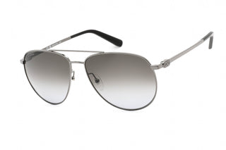 Salvatore Ferragamo SF157S Sunglasses Shiny Ruthenium / Dark Grey Gradient-AmbrogioShoes