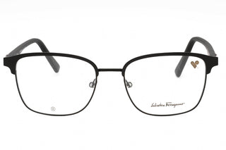 Salvatore Ferragamo SF2225 Eyeglasses BLACK/Clear demo lens-AmbrogioShoes