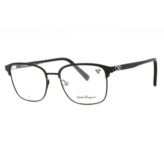 Salvatore Ferragamo SF2225 Eyeglasses BLACK/Clear demo lens-AmbrogioShoes