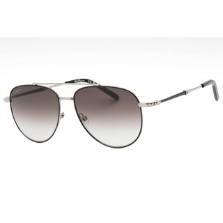 Salvatore Ferragamo SF226S Sunglasses Black/Light Ruthenium / Grey Gradient-AmbrogioShoes