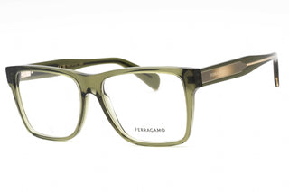 Salvatore Ferragamo SF2953N Eyeglasses TRANSPARENT KHAKI/Clear demo lens-AmbrogioShoes