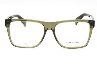 Salvatore Ferragamo SF2953N Eyeglasses TRANSPARENT KHAKI/Clear demo lens-AmbrogioShoes