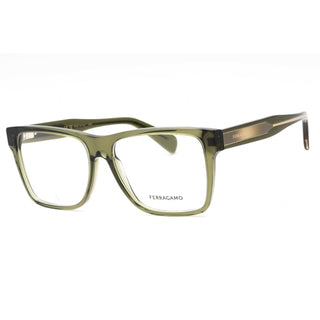 Salvatore Ferragamo SF2953N Eyeglasses TRANSPARENT KHAKI/Clear demo lens-AmbrogioShoes