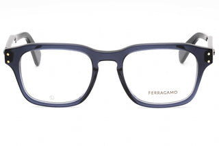 Salvatore Ferragamo SF2958 Eyeglasses CRYSTAL NAVY/Clear demo lens-AmbrogioShoes