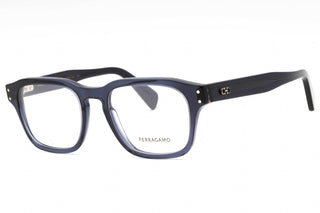 Salvatore Ferragamo SF2958 Eyeglasses CRYSTAL NAVY/Clear demo lens-AmbrogioShoes