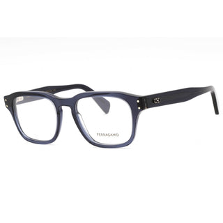 Salvatore Ferragamo SF2958 Eyeglasses CRYSTAL NAVY/Clear demo lens-AmbrogioShoes