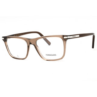 Salvatore Ferragamo SF2959N Eyeglasses TRANSPARENT SAND/Clear demo lens-AmbrogioShoes