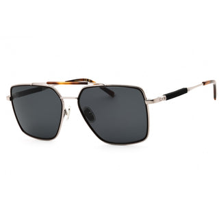 Salvatore Ferragamo SF298S Sunglasses DARK RUTHENIUM/BROWN-AmbrogioShoes