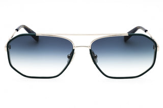 Salvatore Ferragamo SF303SLN Sunglasses SILVER/OCTANE BLUE/Blue Gradient-AmbrogioShoes