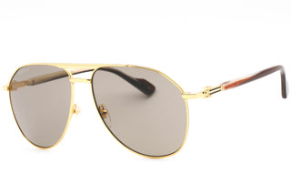 Gucci GG1220S Sunglasses GOLD-GOLD-BROWN-AmbrogioShoes