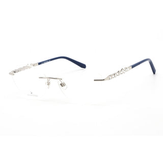 Swarovski SK5346 Eyeglasses Shiny Palladium / Clear Lens-AmbrogioShoes