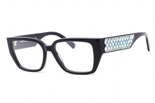 Swarovski SK5446 Eyeglasses Shiny Blue / Clear Lens-AmbrogioShoes