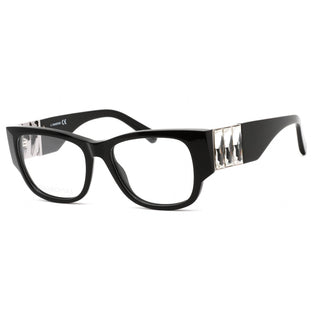 Swarovski SK5473 Eyeglasses Shiny Black / Clear Lens-AmbrogioShoes