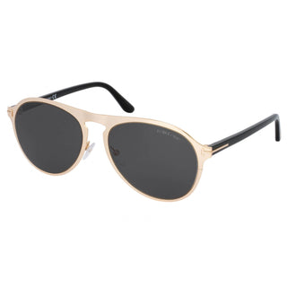 Tom Ford FT0525 Sunglasses Shiny Rose Gold / Smoke-AmbrogioShoes