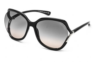 Tom Ford FT0578 Sunglasses Shiny Black / Gradient Smoke-AmbrogioShoes