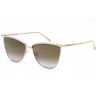 Tom Ford FT0684 Sunglasses Shiny Rose Gold / Mirrored Brown-AmbrogioShoes