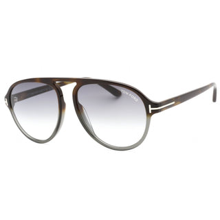 Tom Ford FT0756 Sunglasses Dark Havana / Gradient Smoke-AmbrogioShoes