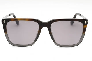 Tom Ford FT0862-F Sunglasses havana/other / smoke mirror-AmbrogioShoes