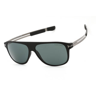 Tom Ford FT0880 Sunglasses matte black / blue-AmbrogioShoes