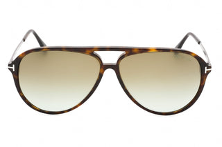 Tom Ford FT0909 Sunglasses dark havana / green mirror-AmbrogioShoes