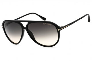 Tom Ford FT0909 Sunglasses shiny black / gradient smoke-AmbrogioShoes