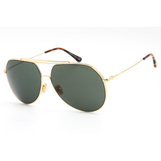 Tom Ford FT0926 Sunglasses shiny deep gold / green-AmbrogioShoes