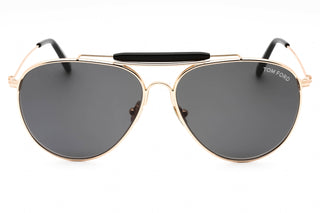 Tom Ford FT0995 Sunglasses shiny rose gold / smoke-AmbrogioShoes