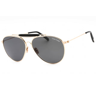 Tom Ford FT0995 Sunglasses shiny rose gold / smoke-AmbrogioShoes