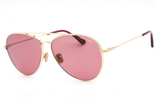 Tom Ford FT0996 Sunglasses gold / violet Unisex-AmbrogioShoes