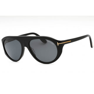 Tom Ford FT1001 Sunglasses shiny black / smoke-AmbrogioShoes