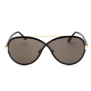 Tom Ford FT1007 Sunglasses Shiny Black / Smoke Unisex-AmbrogioShoes